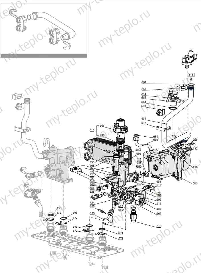 Запчасти Ariston CLAS X SYSTEM 32 FF купить в Чите