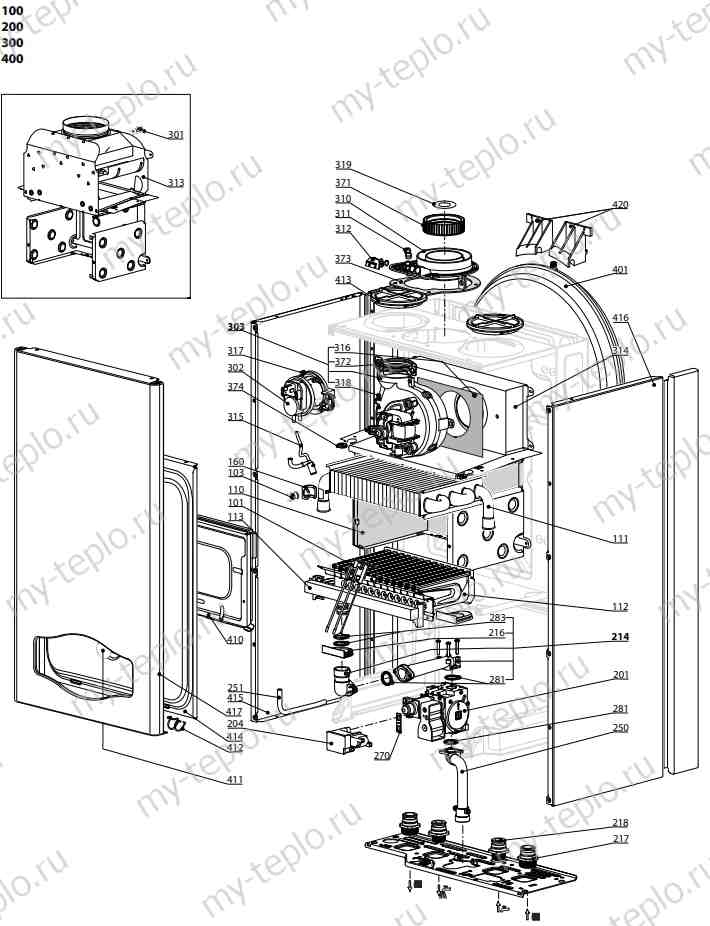 Запчасти Ariston EGIS PLUS 24 FF купить в Чите