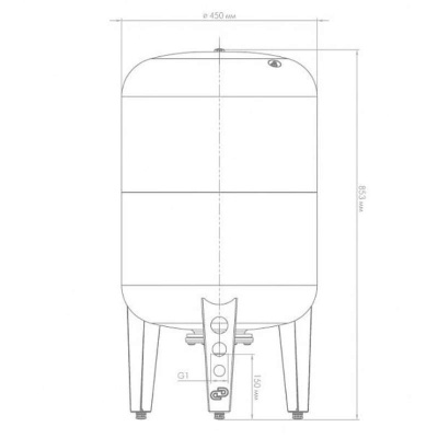 Гидроаккумулятор Джилекс 100 В (7101) Гидроаккумулятор Джилекс 100 В (7101)