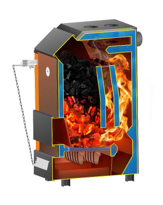 Котел твердотопливный Сибирь Магнум 30 ТЭ (стальной, длительного горения) Котел твердотопливный Сибирь Магнум 30 ТЭ (стальной, длительного горения)