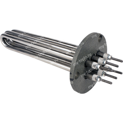 Блок ТЭНБ 9 кВт (220/380) плоский фланец (для Эльбрус) нерж. ст (umtELBRUS9nerzh)